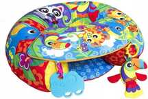 Nadmuchiwane gniazdko Playgro – Siedzisko z zabawkami 6m+
