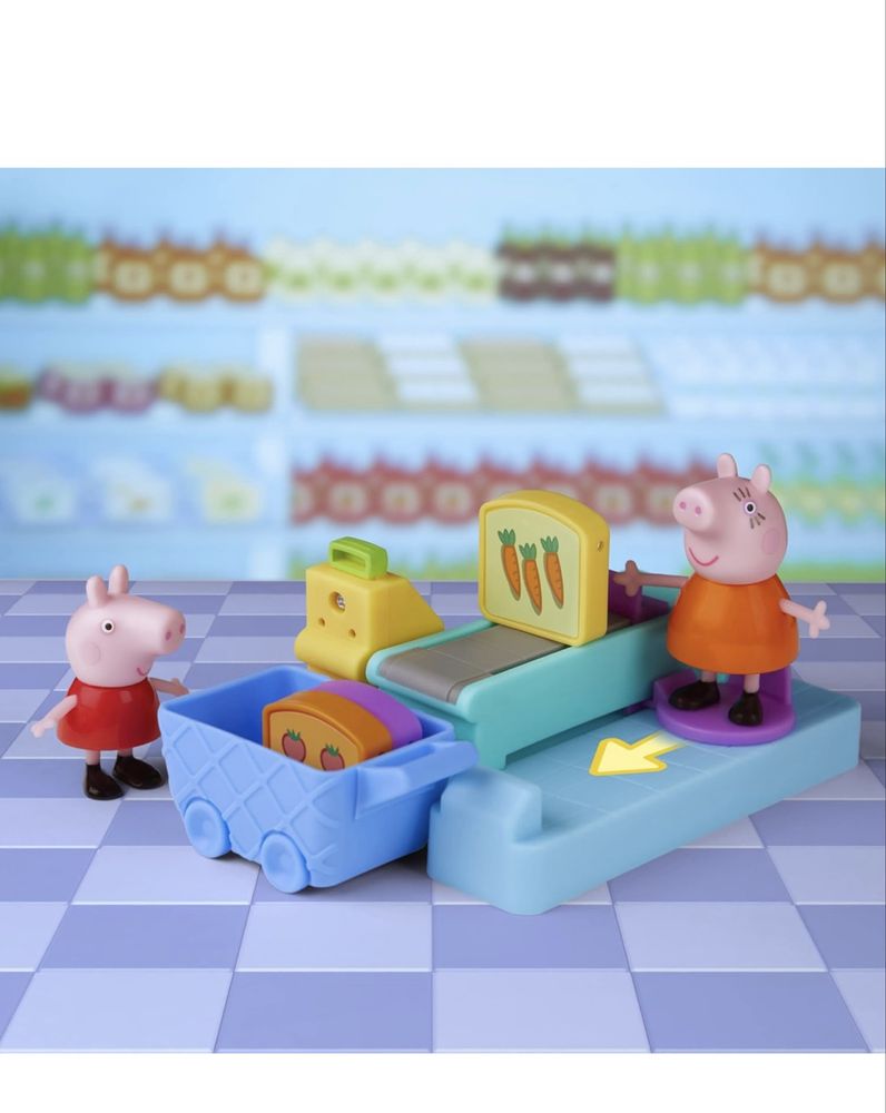 Peppa Pig Peppa’s Supermarket Playset, Gabby's Dollhouse