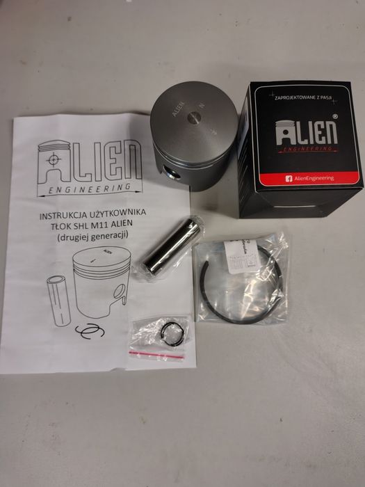 SHL M11 SHL 175  nowy tłok Alien + pierścienie sworzeń 62.00