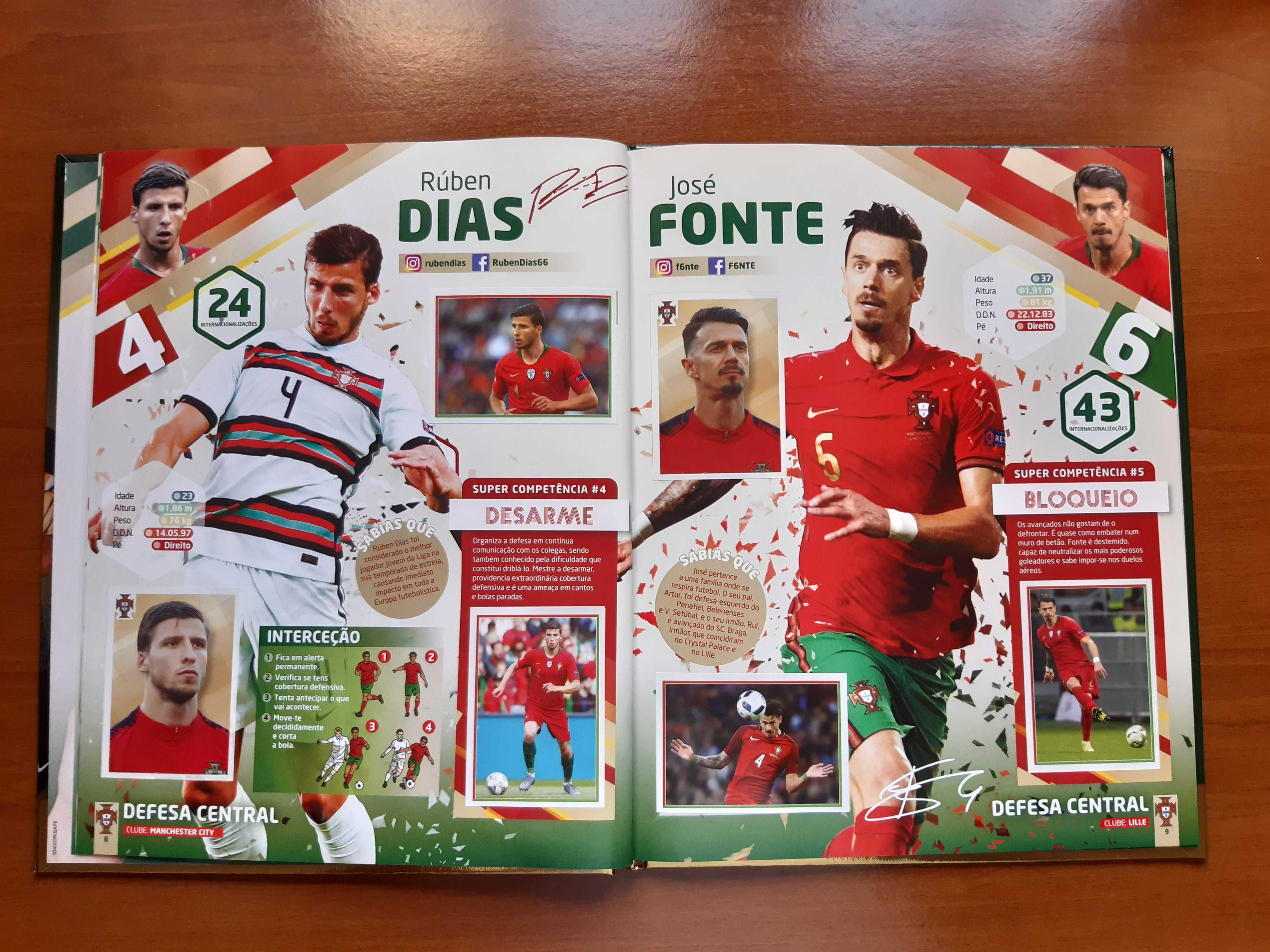 Coleção de cromos completa - FOME DE VENCER - PANINI