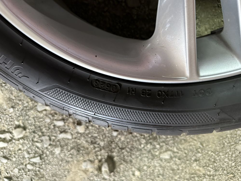 Диски Nissan 5/114.3 R19 ET40+шини літо 225/45R19 Hankook (2023рік)