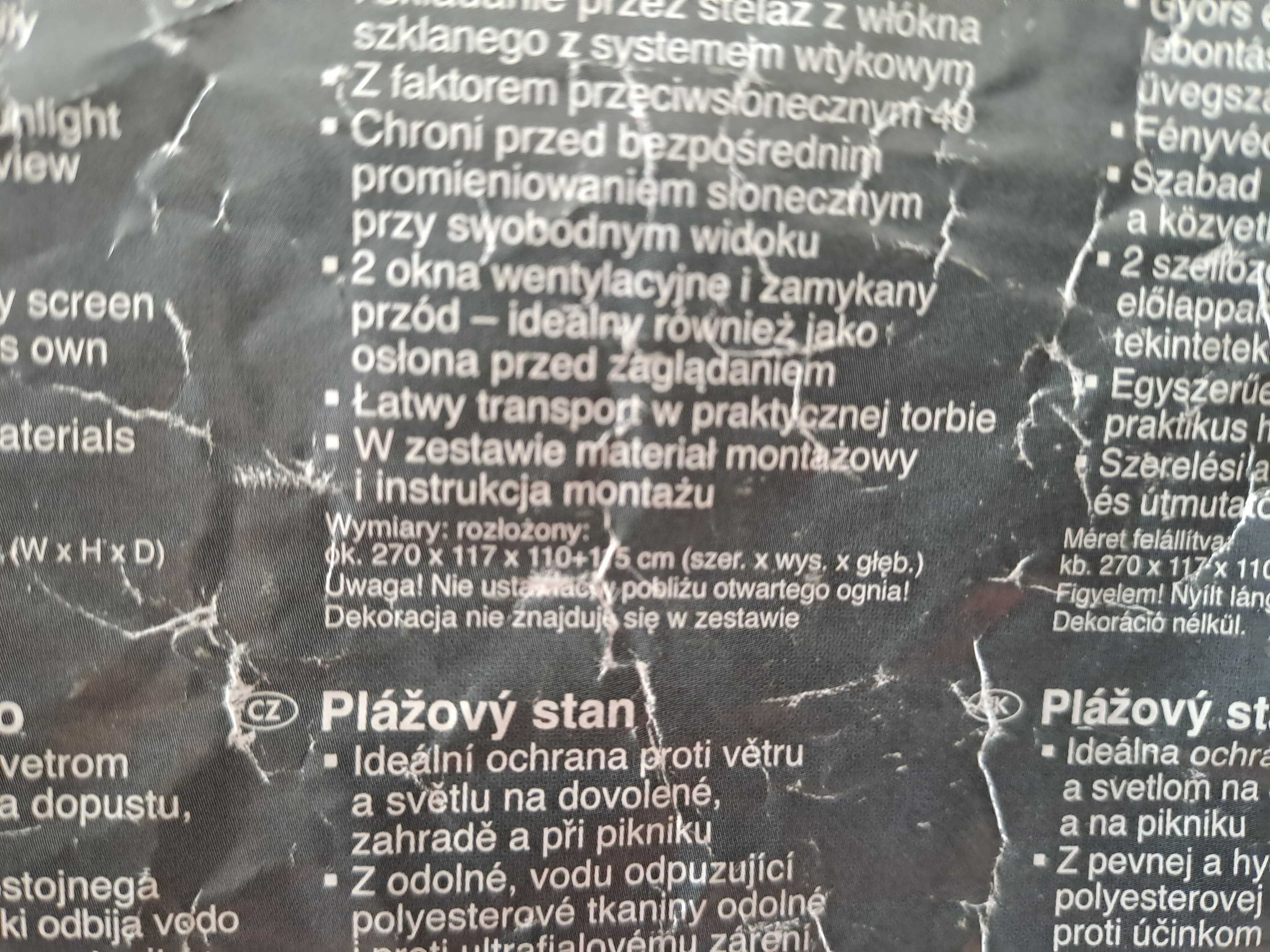 Namiot plażowy Crivit