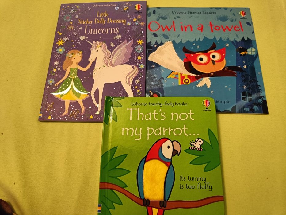Usborne 3 nowe ksiazki