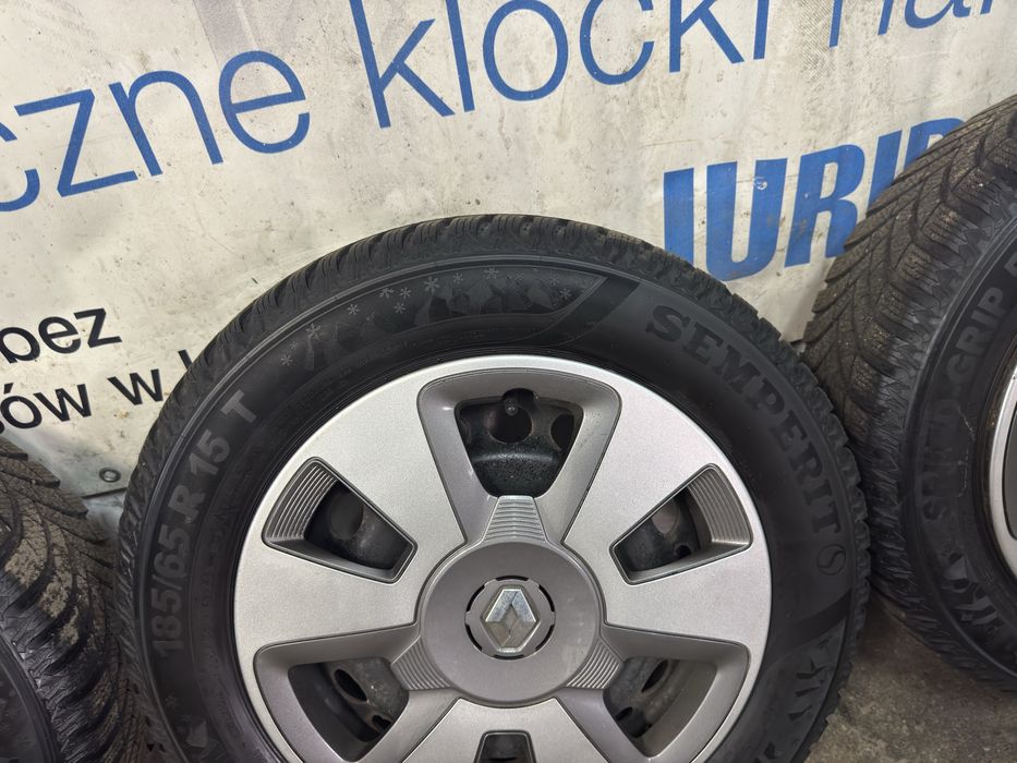 Koła Zimowe felgi stalowe+opony zimowe 4x100 Renault Dacia 185/65/15