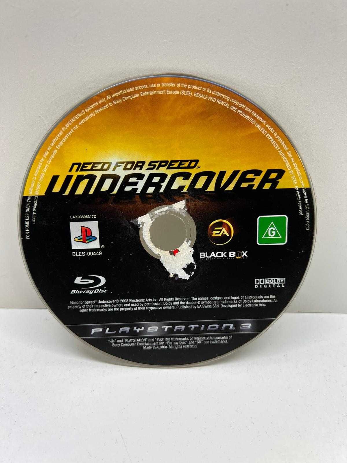 PS3 - Need for Speed Undercover (só CD)
