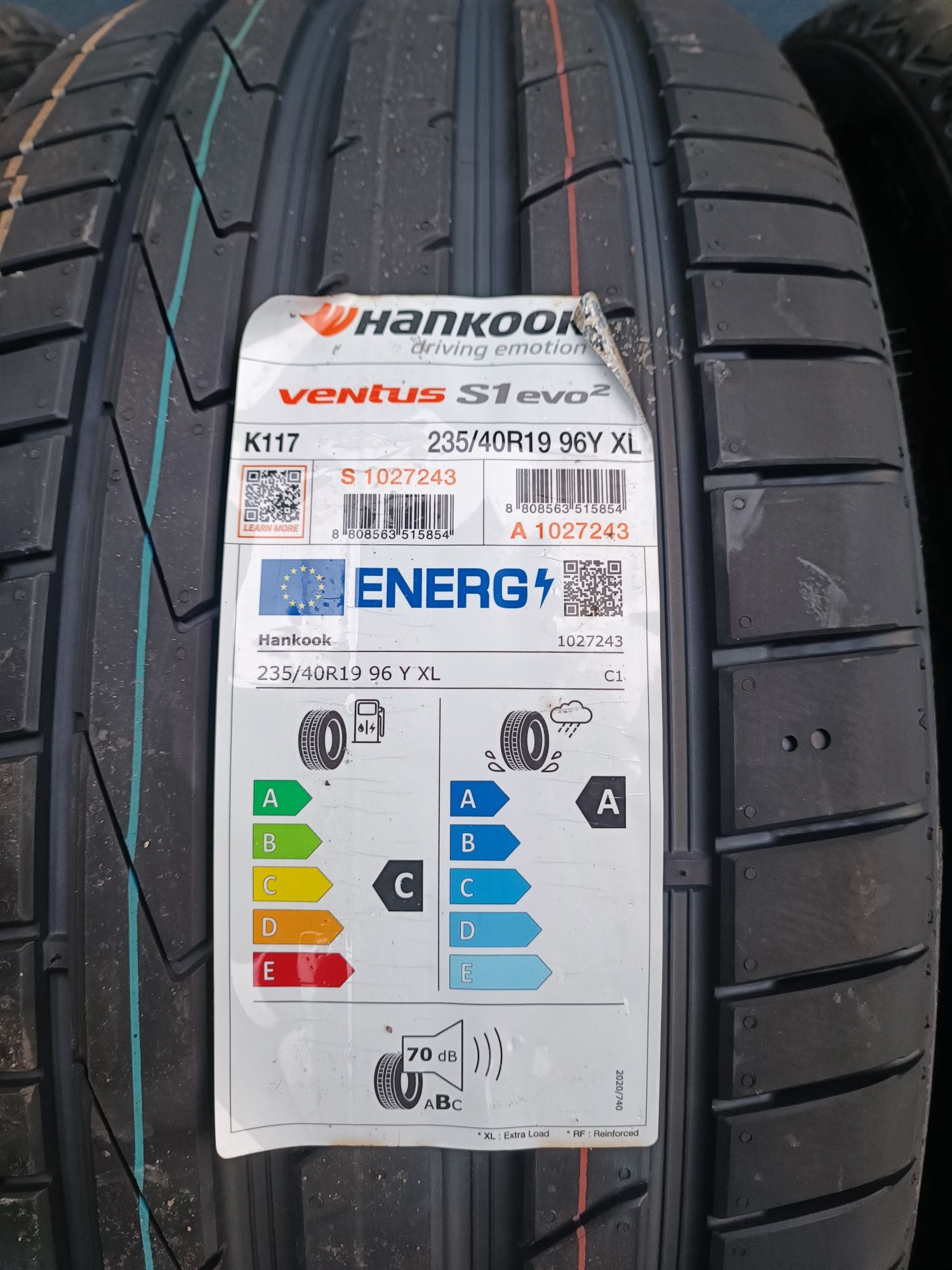 4x235/40 R19 Hankook Ventus S1 evo2 nowe 2018r Letnie