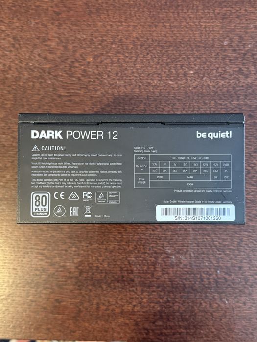 Zasilacz Be Quiet! Dark Power 12 750W