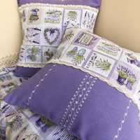 Подушка декоративна, наволочка для подушки «Лаванда»