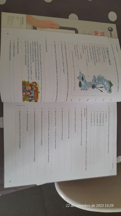 Caderno de Atividades Português 7° ano com capa plástica