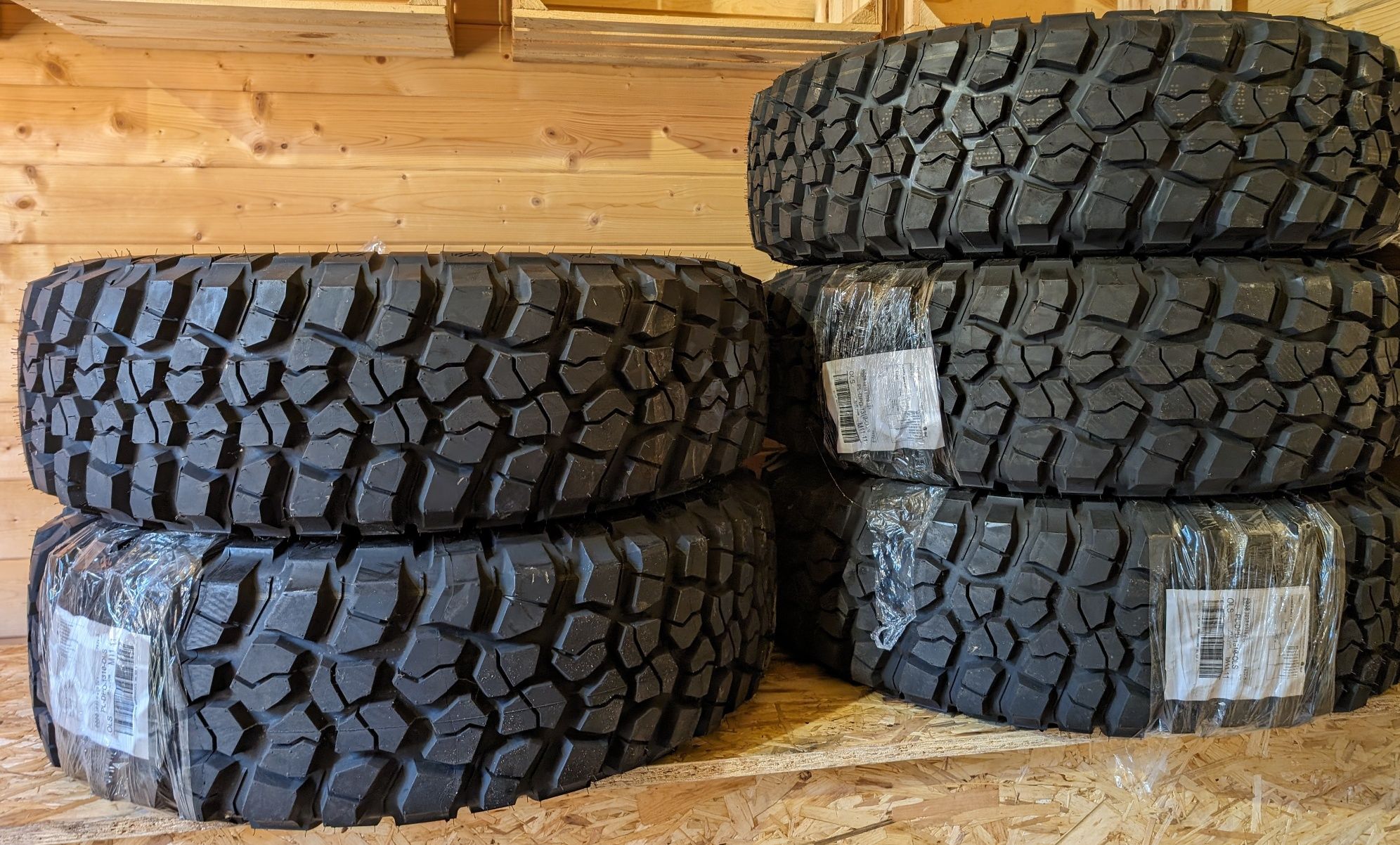 Komplet 5 nowych opon BFGoodrich Mud Terrain 255/75r17  Made in USA