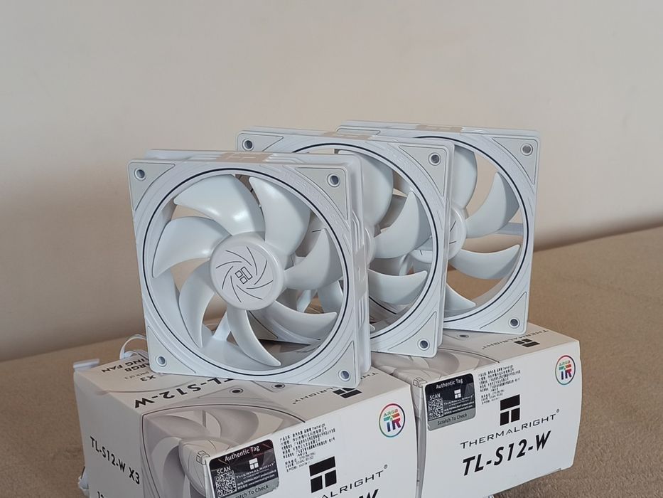 Wentylatory Thermalright TL-S12 120mm 7 sztuk RGB białe