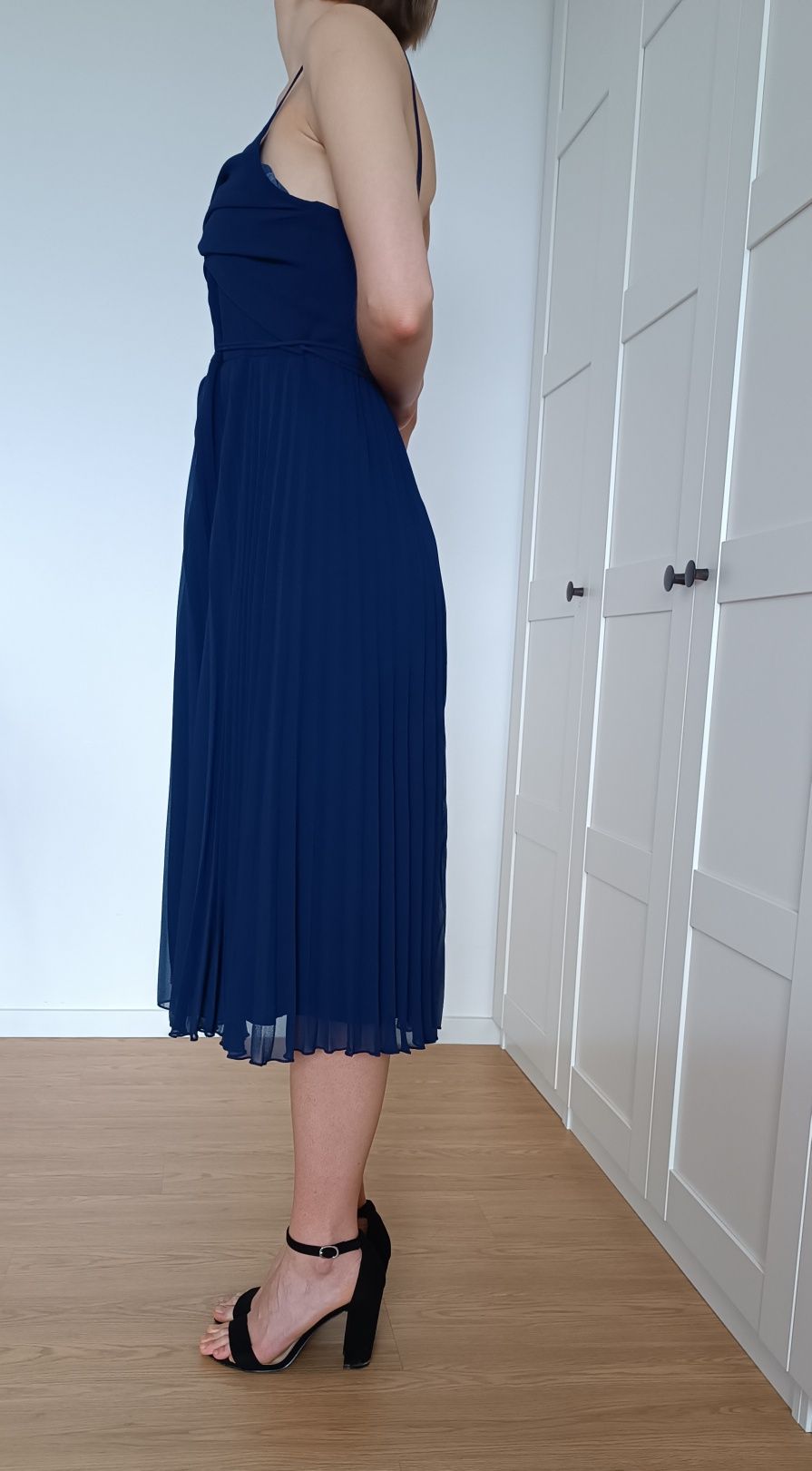 Sukienka midi, plisowana, ASOS