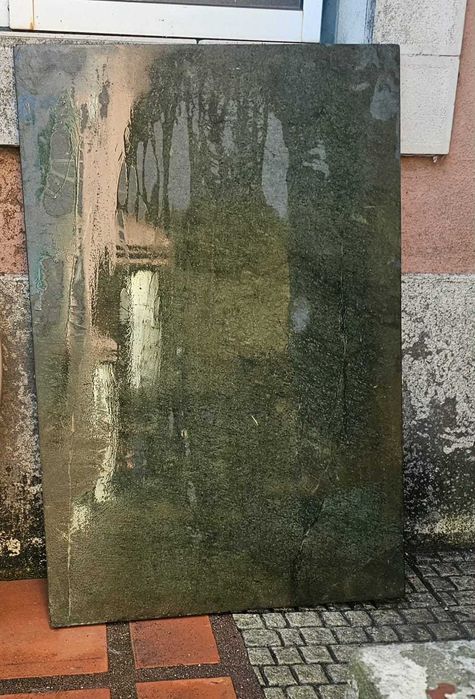 Tampo de mármore verde polido – 60x90 cm