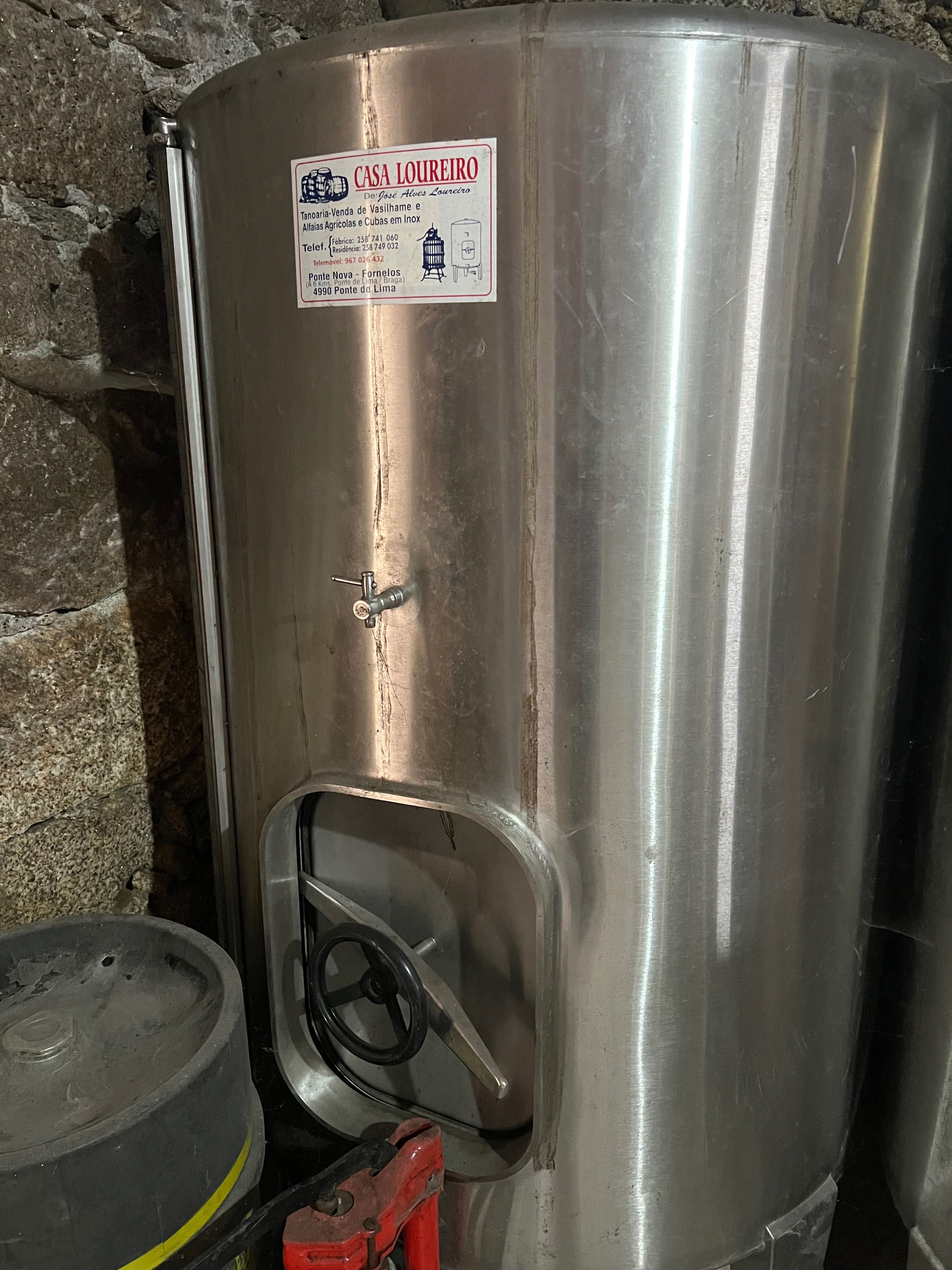 Cuba Inox 1000 Litros Porta Lateral