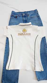 Koszulka polo Paulaner XS / S bluzka firmowa fit damska