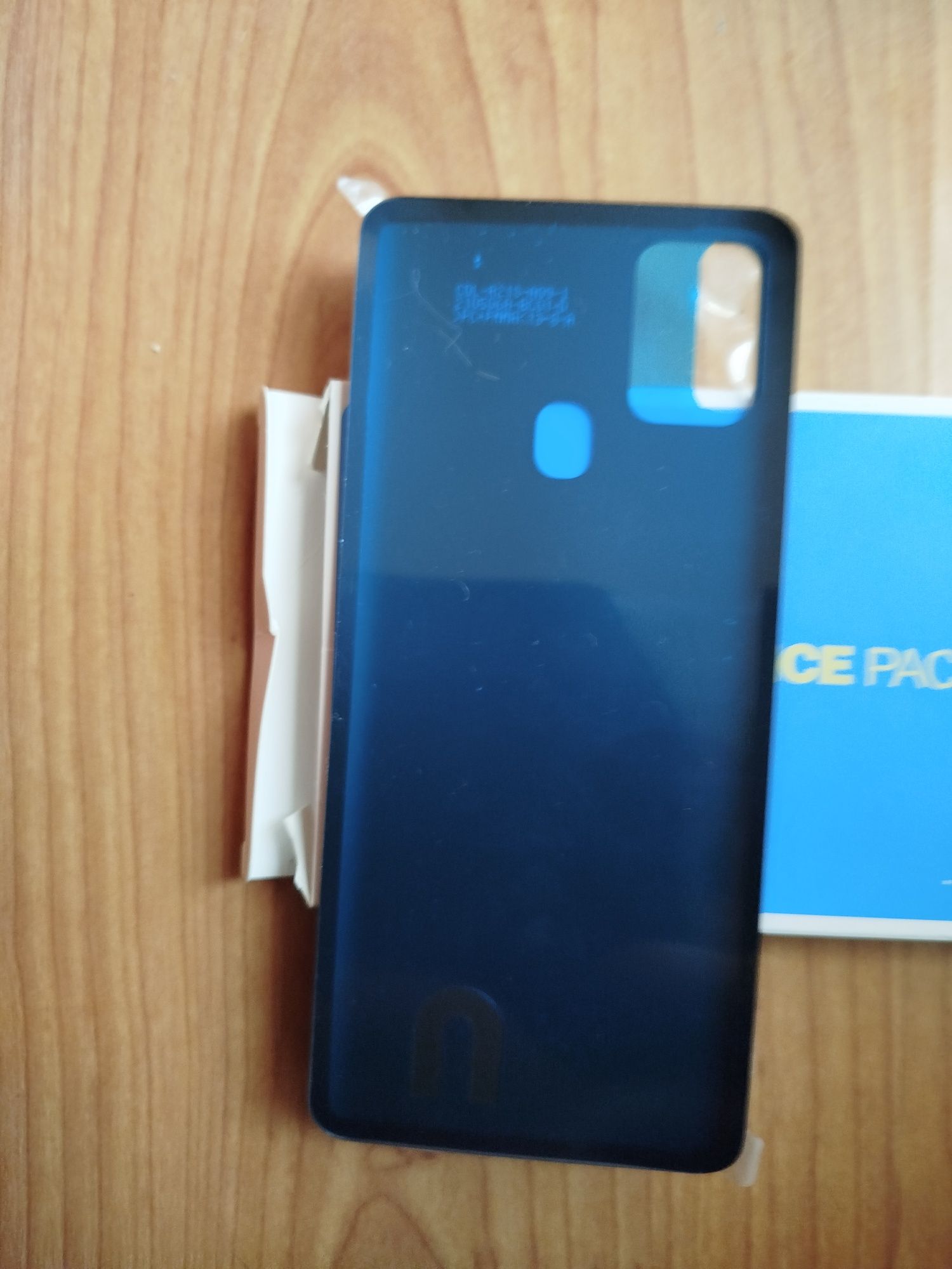Capa A21s traseira preta Samsung  Galaxy e lente de câmera trasei
