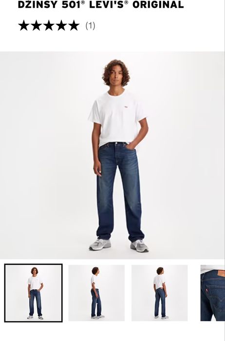 Levi's 501 męskie dżinsy