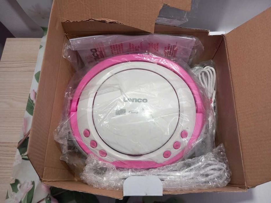 Radioodtwarzacz Lenco SCD650PK różowy