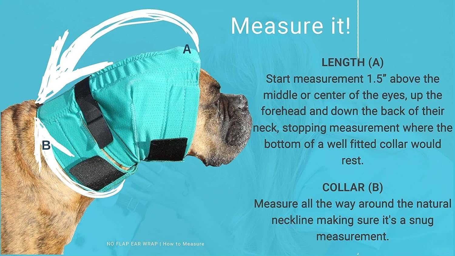 Ochraniacz na uszy,  rekonwalescencji po operacji  Ear Wrap rozmiar L