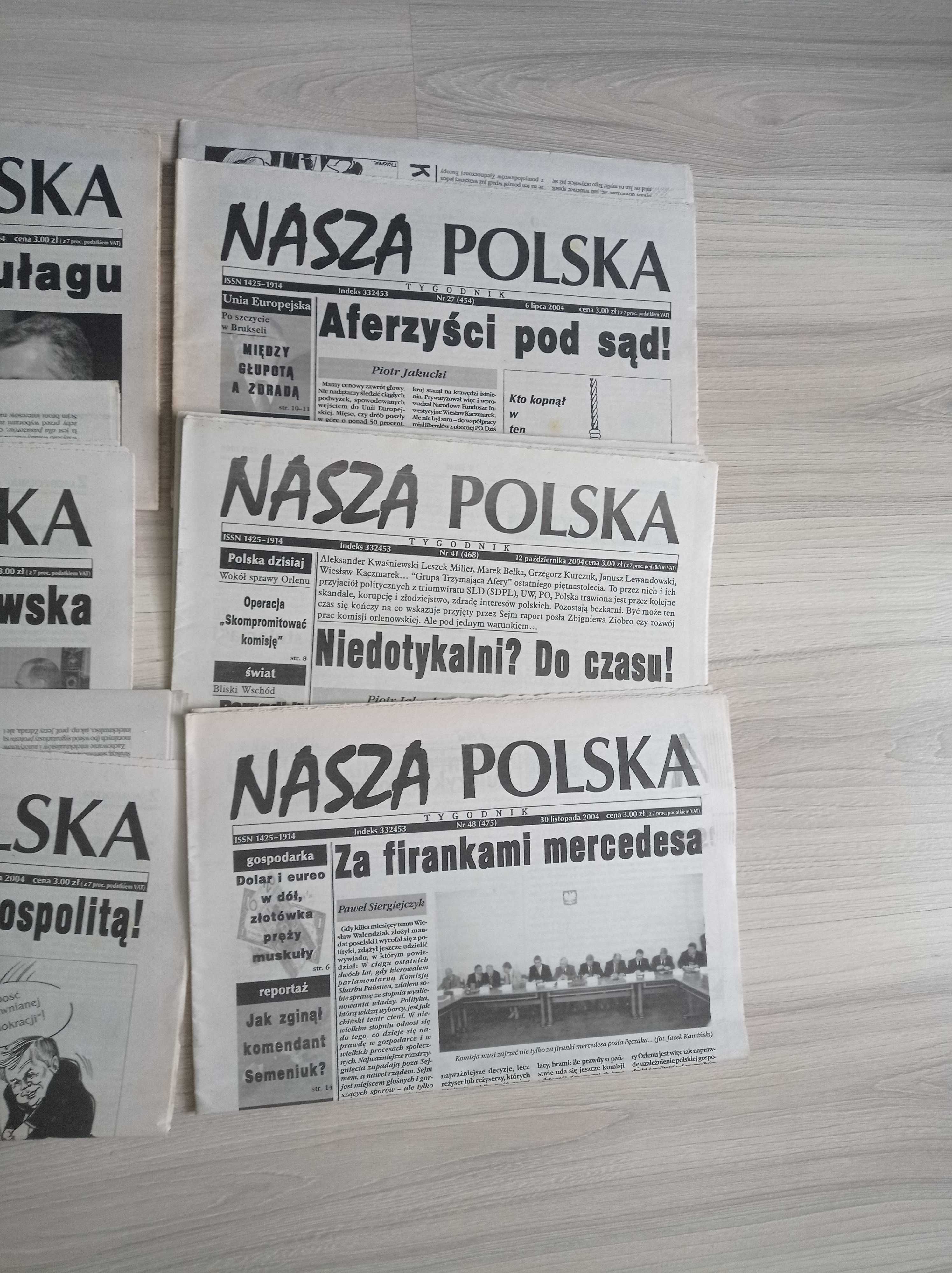 Nasza Polska 2004, zestaw gazet