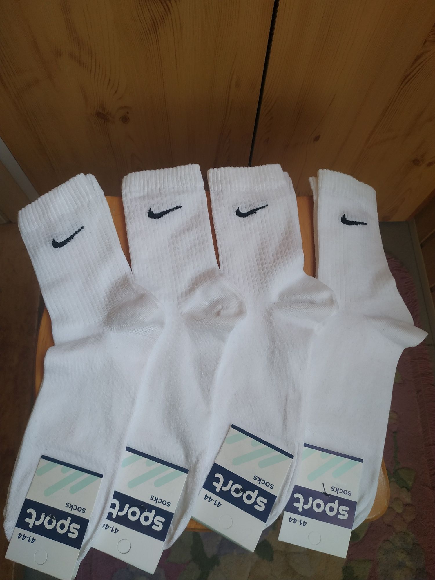 Шкарпетки чоловічі Sport, розмір 41-44, білі