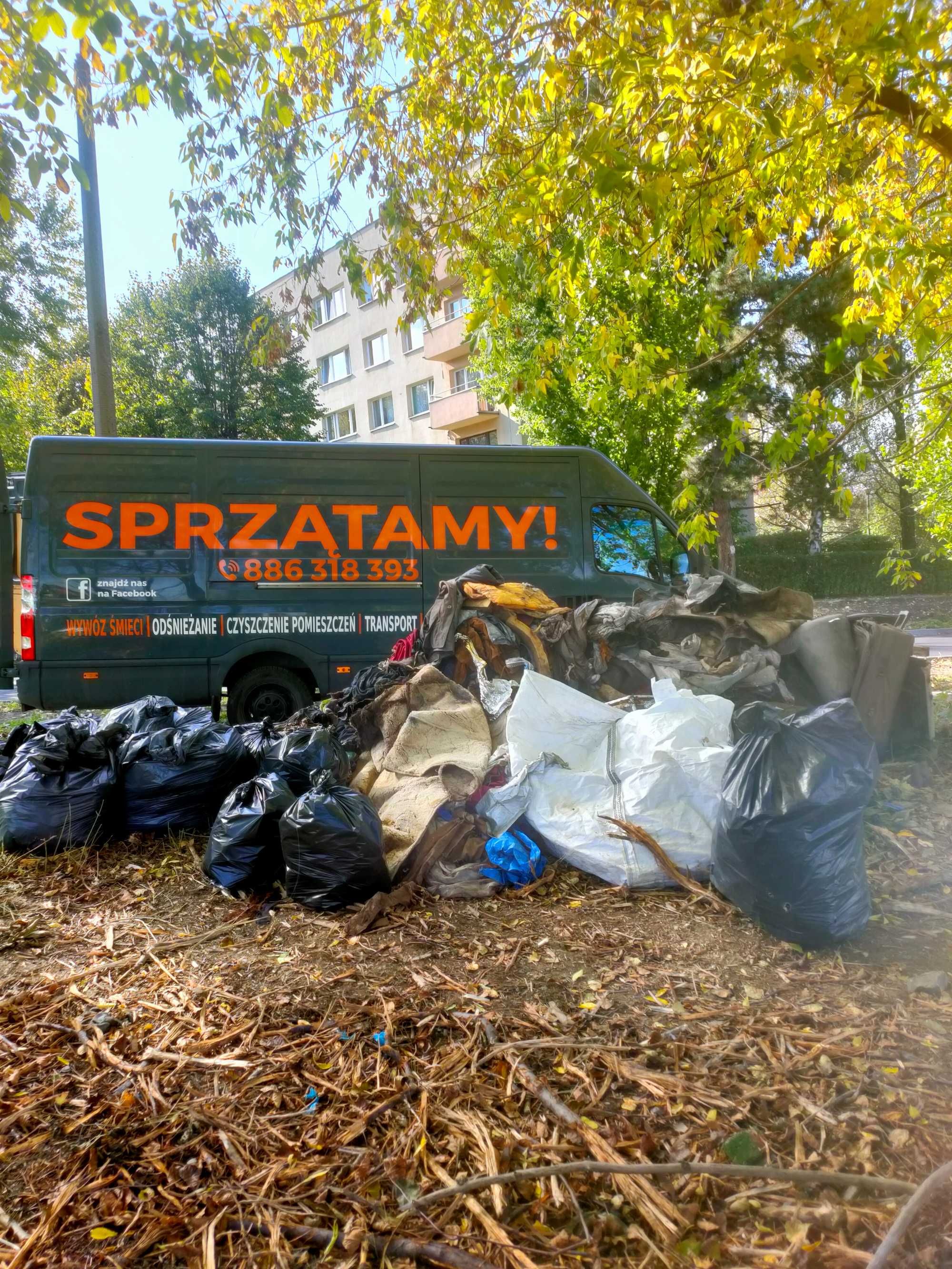 Sprzątanie, Opróżnianie, Serwis sprzątający, Wywóz gratów, itp.