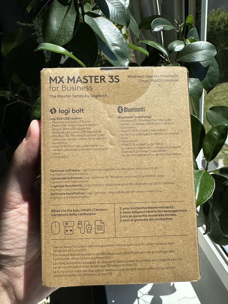 Mysz bezprzewodowa LOGITECH MX MASTER 3S Grafit sensor 8000DPI