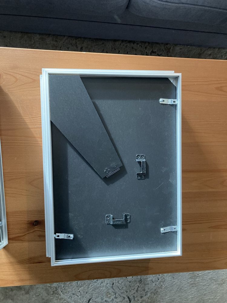 Ramka lomviken ikea aluminiowa srebrna 21x30 6 sztuk