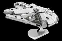 Star Wars Millennium Falcon model 3D metalowy do składania