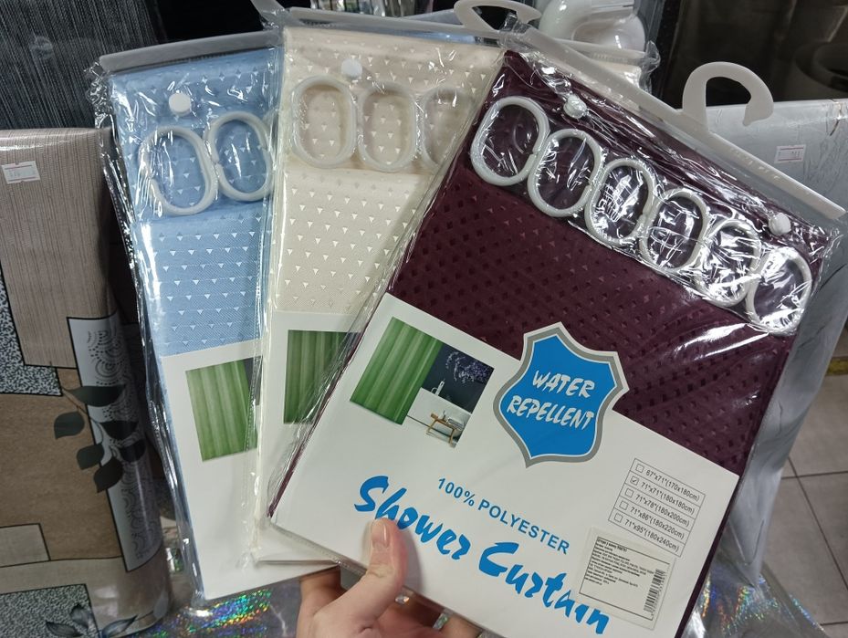 Шторка штора в ванну для душу душа ванни душова тканева