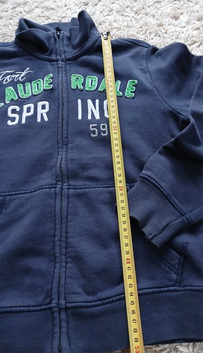 Bluza dresowa 140 Benetton na 8-9 lat stójka rozpinana do szkoły