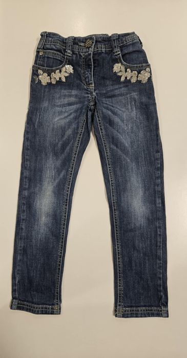 Jeansy dziewczęce NEXT r. 122 cm
