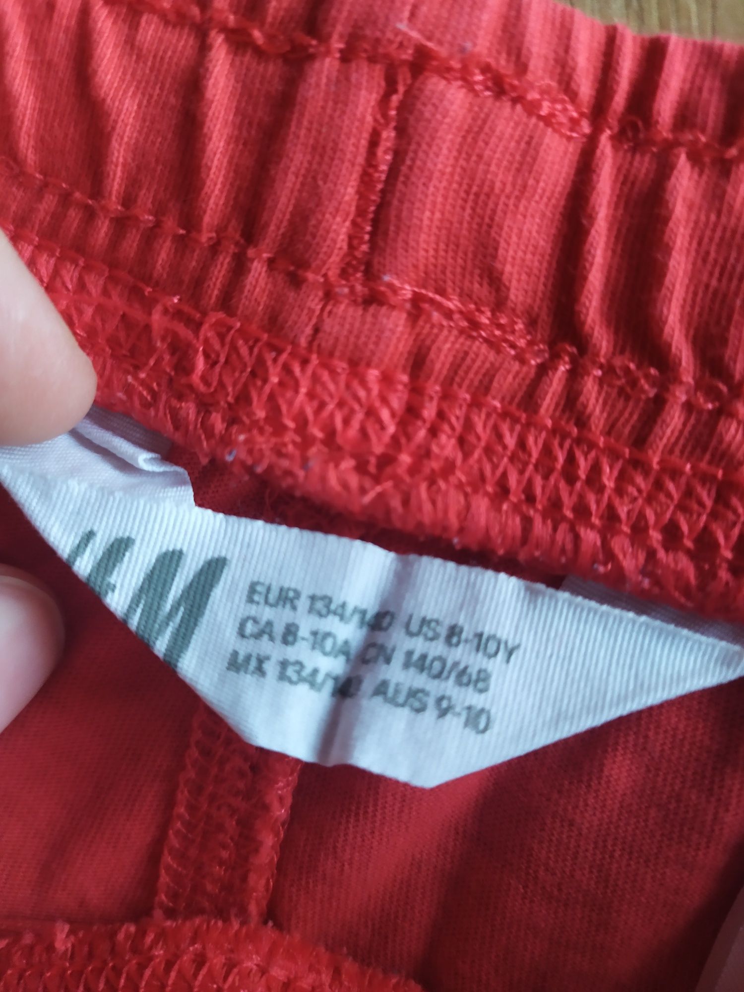 3 x szorty krótkie spodenki Coccodrillo H&M L&S r. 134