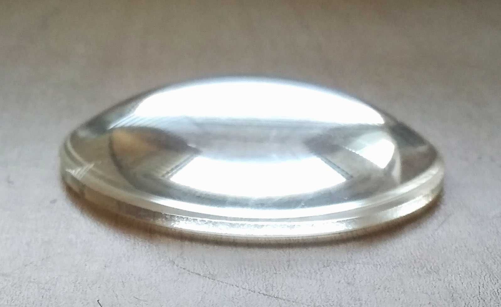 Лупа, линза, увеличительное стекло СССР (58 мм.)
