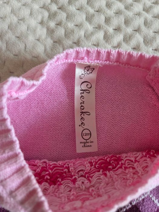 Sukienka sweterkowa Cherokee 12m.