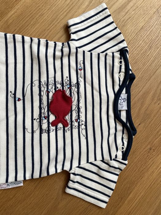 Rampers lato śpiochy JFB Petit Poisson 6-12 M 68-80