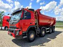 Volvo FMX 410 8X4 / EURO6 / MULDA / HYDRAULICZNA KLAPA /