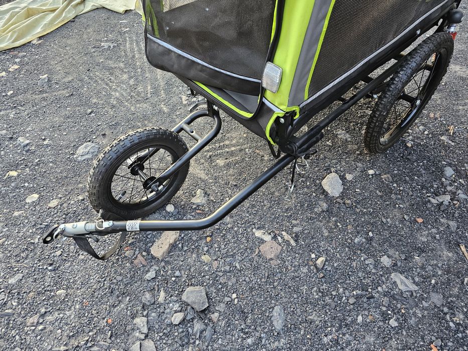 Przyczepka rowerowa klarfit nieużywana