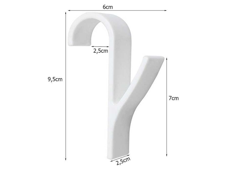 2x haczyk wieszak uchwyt na grzejnik kaloryfer łazienkowy zestaw 2szt