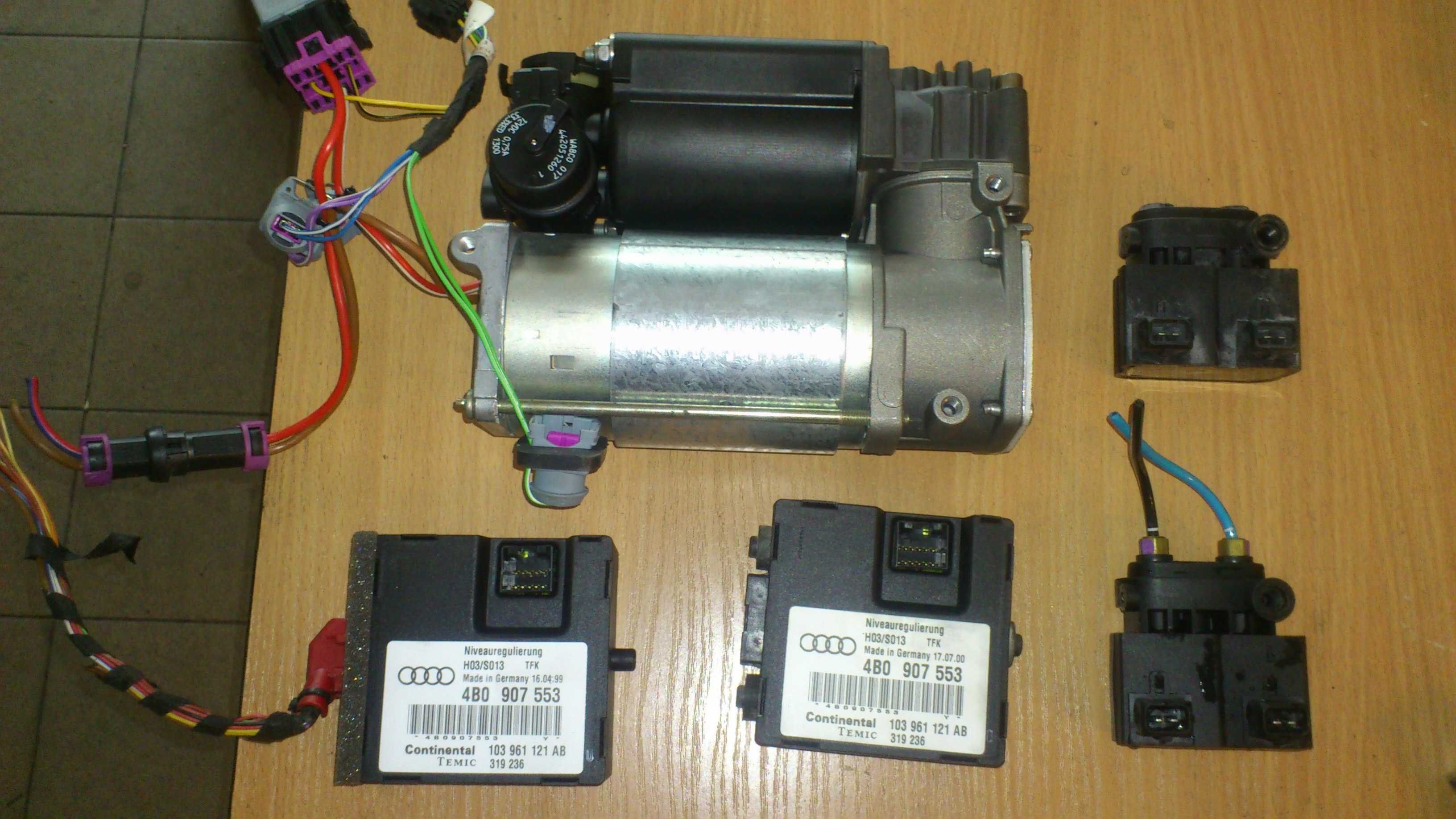 regeneracja kompresor zawieszenia audi A8 A6 Q7 bmw 5 X5 citroen C4 VW