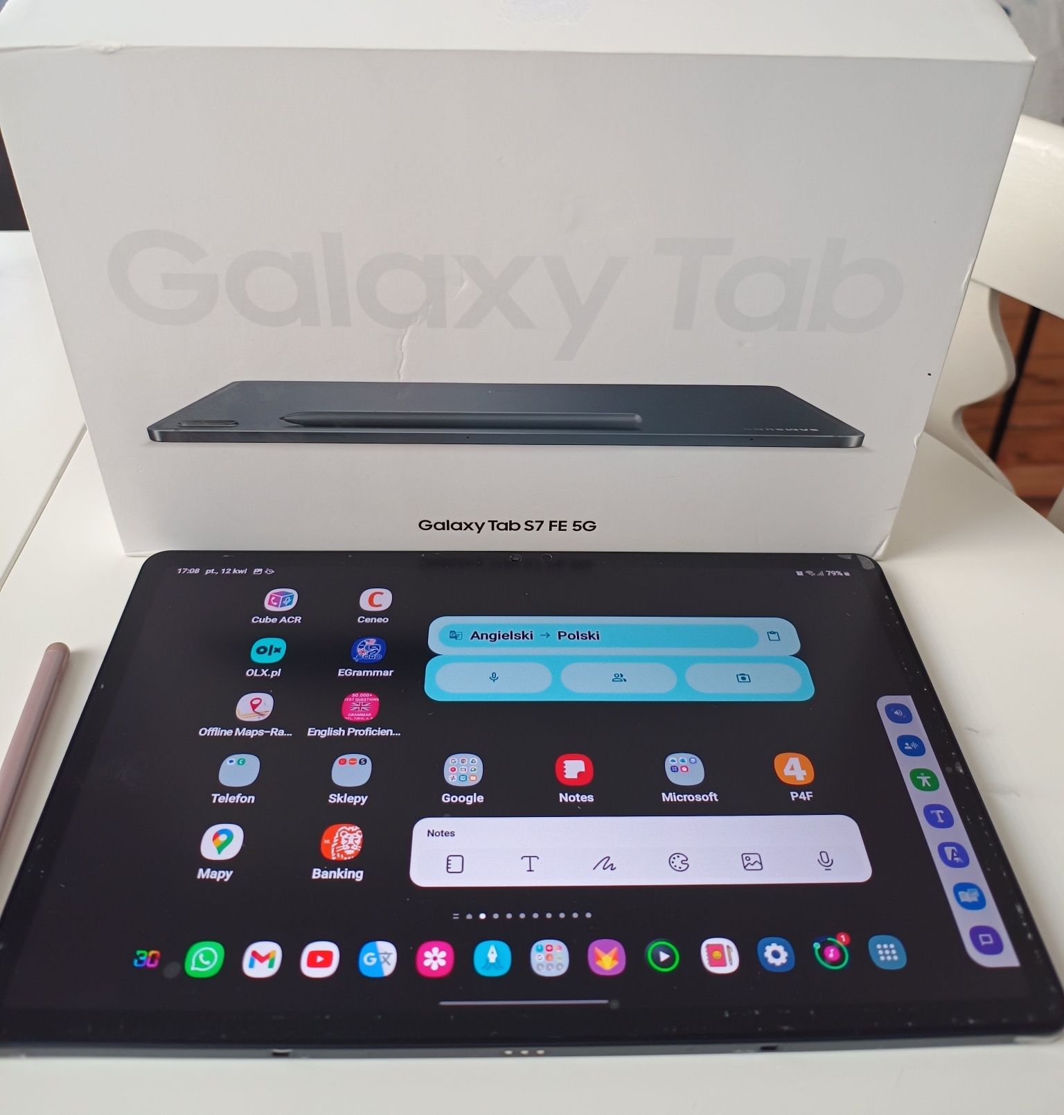Tablet SAMSUNG Galaxy Tab S7 FE 12.4 WiFi 128GB Czarny