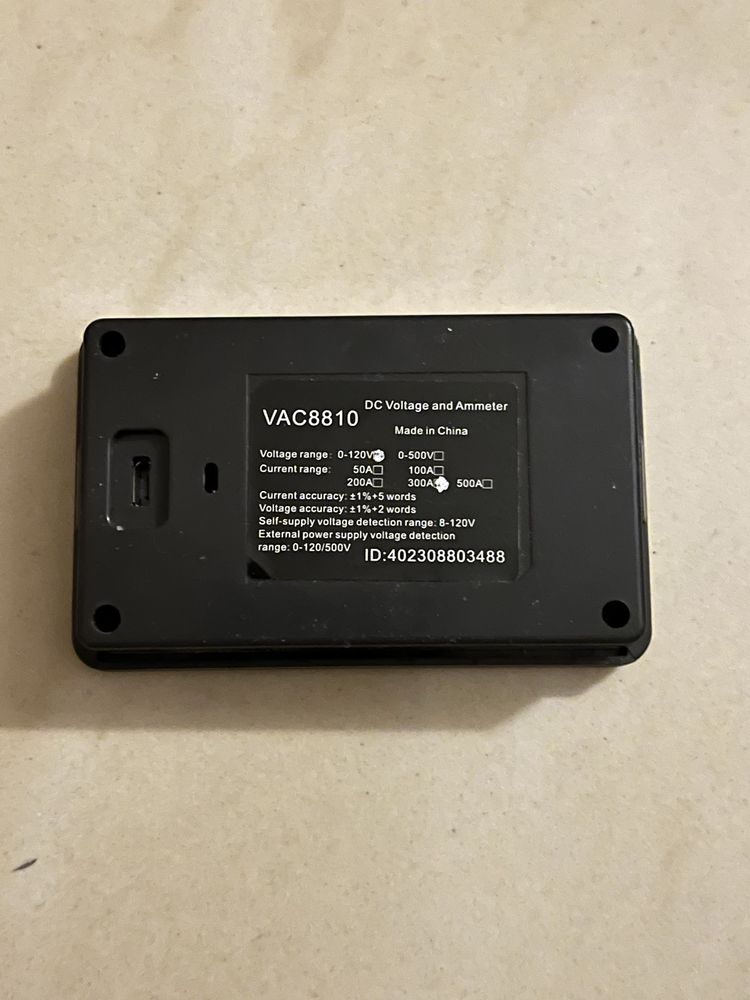 TZT VAC8810F Voltage Current Meter