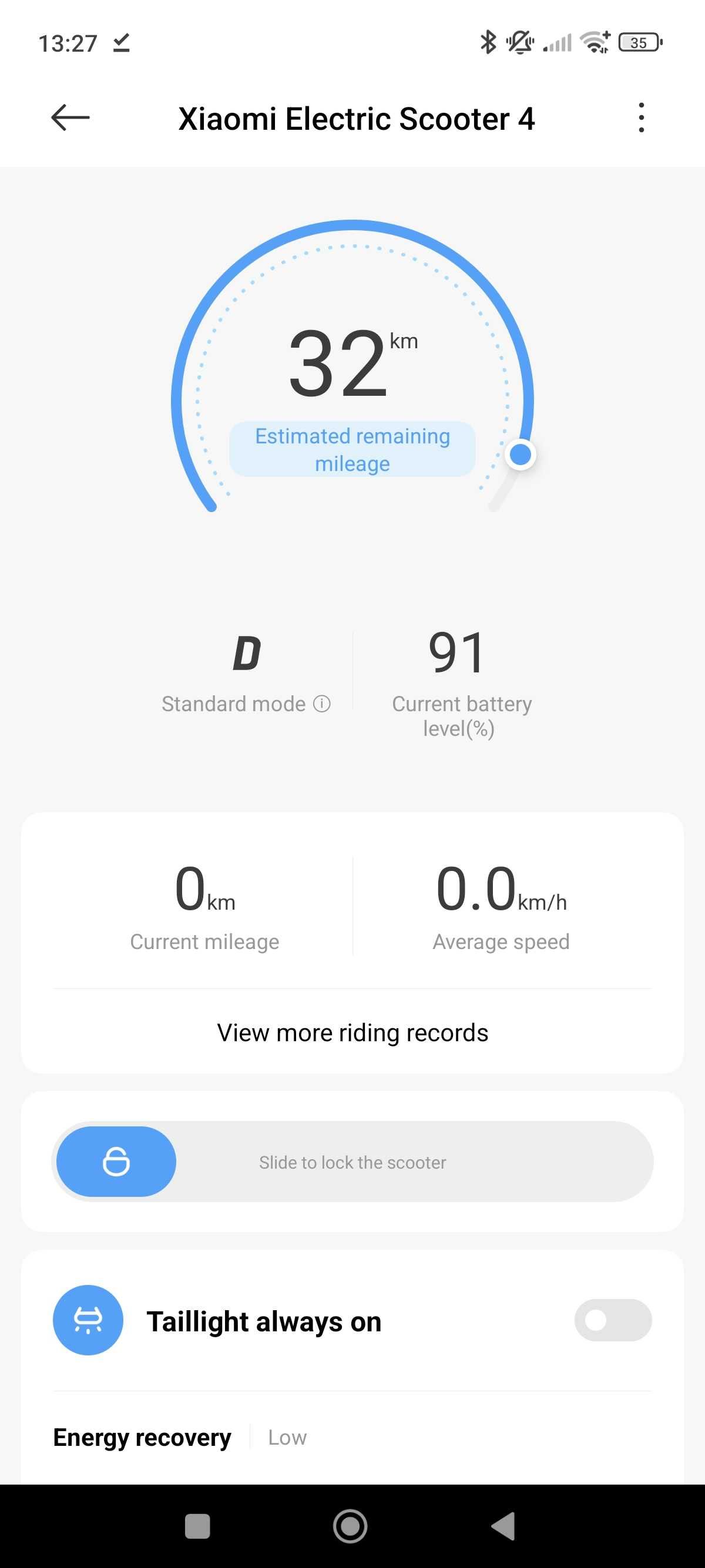 Trotinete Elétrica Xiaomi 4 – Como Nova, ainda com Garantia