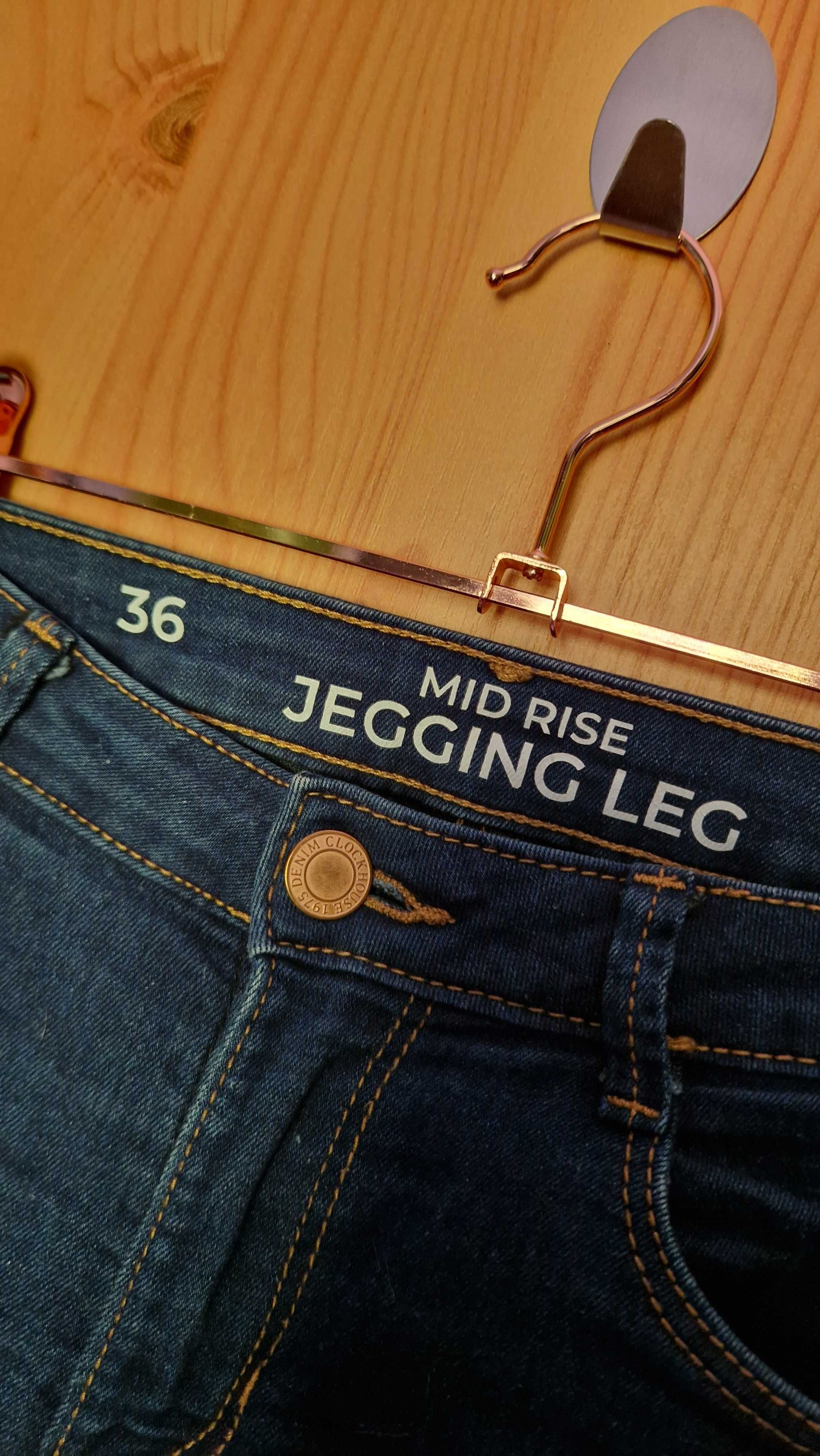 jeansy C&A mid rise jegging leg