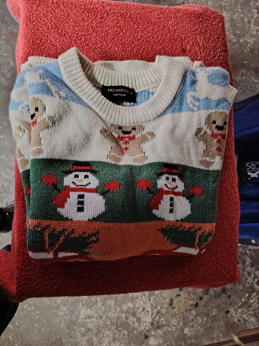 Camisolas L / S com desenhos de NATAL