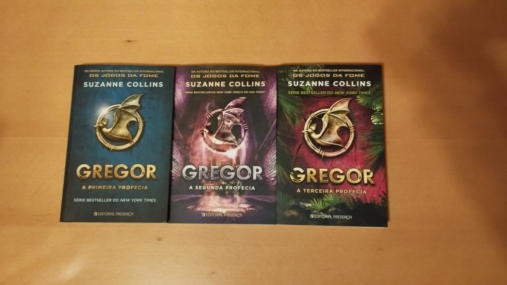 Coleção Gregor de Suzanne Collins 1 a 3.
Livros em ótimo estado.
5€ ca