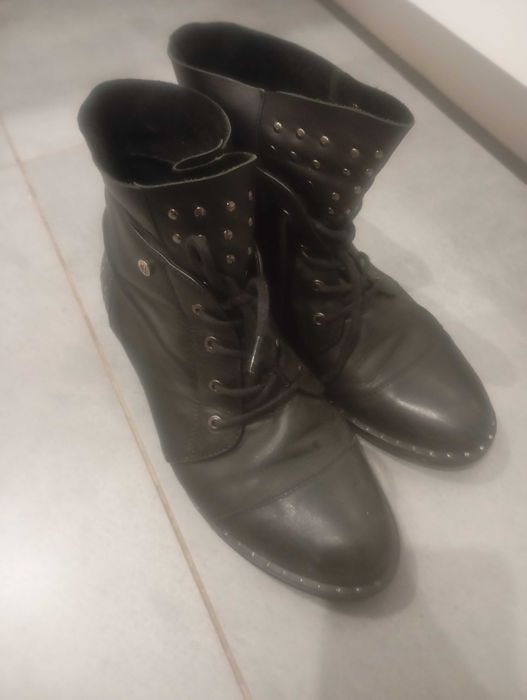 Buty skórzane Badura rozmiar 37