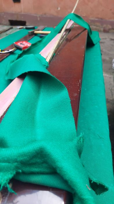 Ремонт,реставрация и перетяжка ,бильярдный стол