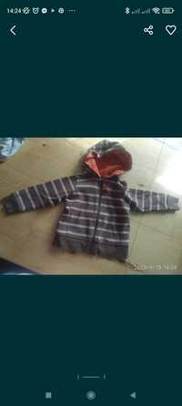 Sweter bluza z kapturem 2-3 latka chłopiec