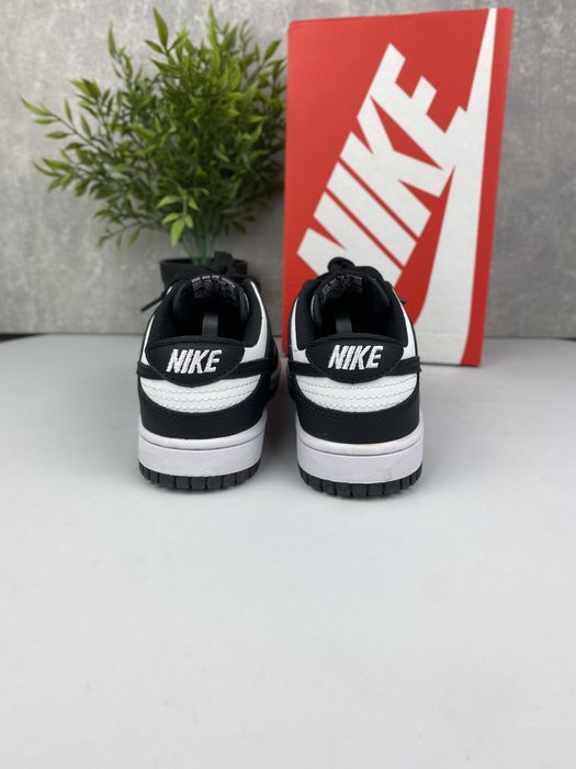 Skórzane sneakersy Nike Dunk Low Panda r 38 – klasyka w czerni i bieli